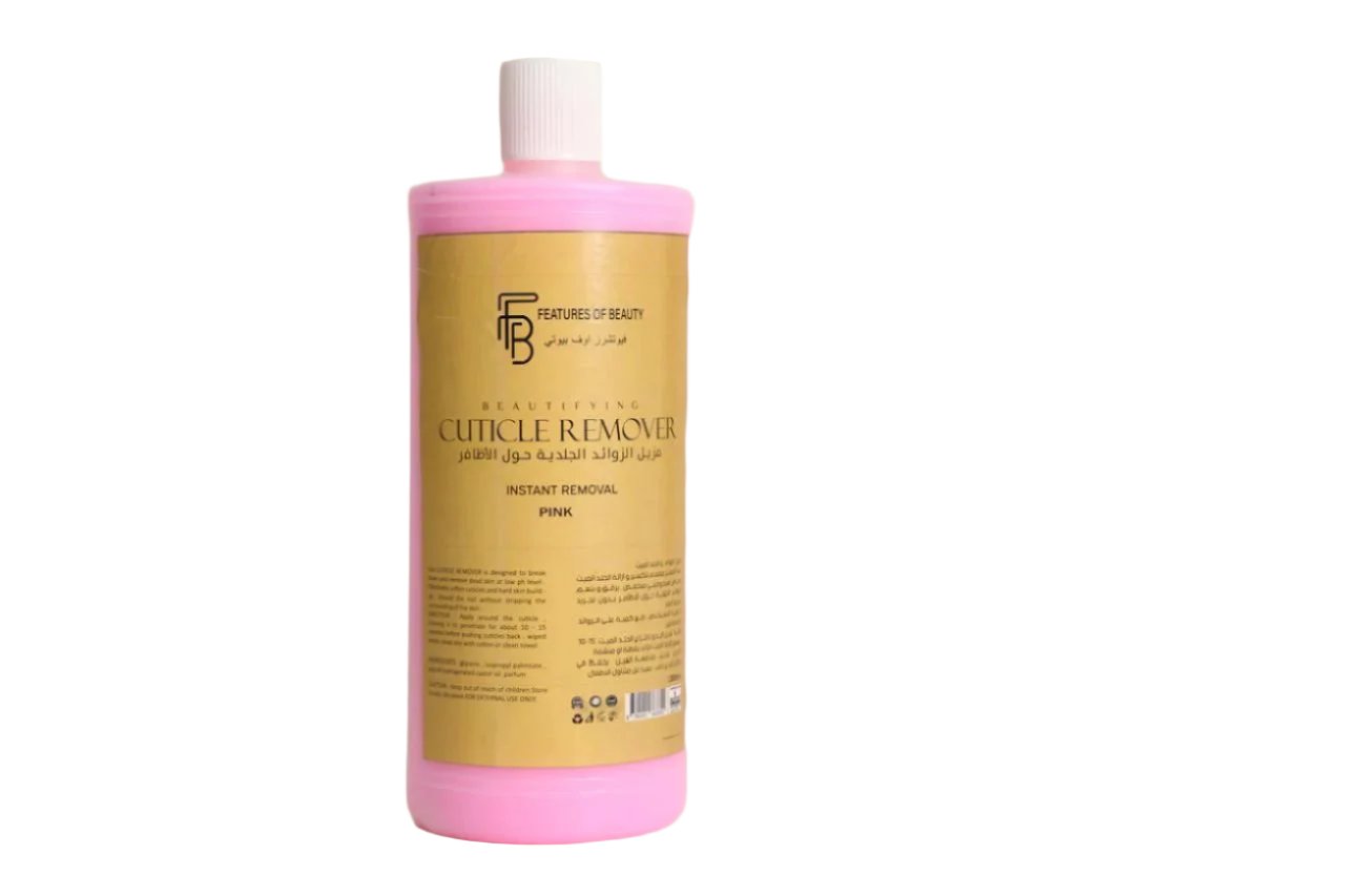 FEATURES OF BEAUTY CUTICLE REMOVER PINK 1 LITRE
