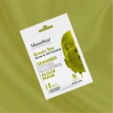 MOONSTAR GREEN TEA ACNE & OIL CONTROL ALGAE MASK