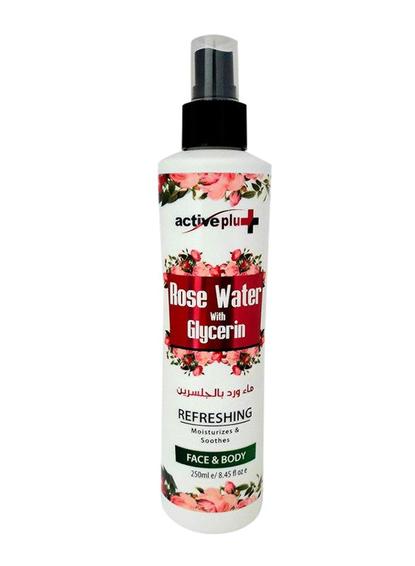 ACTIVE PLUS ROSE WATER 250ML