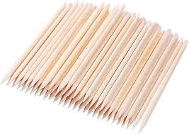 CUTICLE REMOVER WOODEN NAIL STICKS