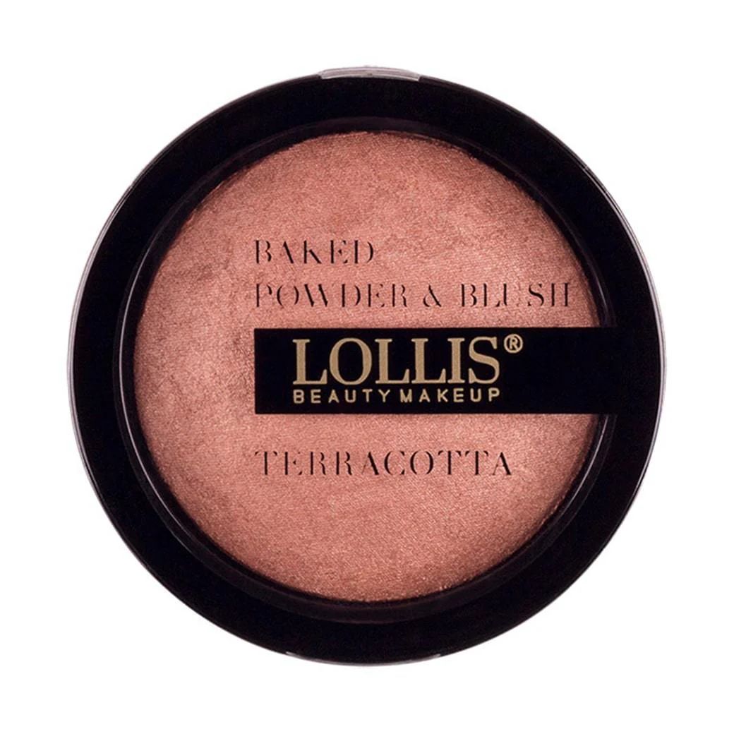 LOLLIS BEAUTY MAKEUP BAKED POWDER & BLUSH