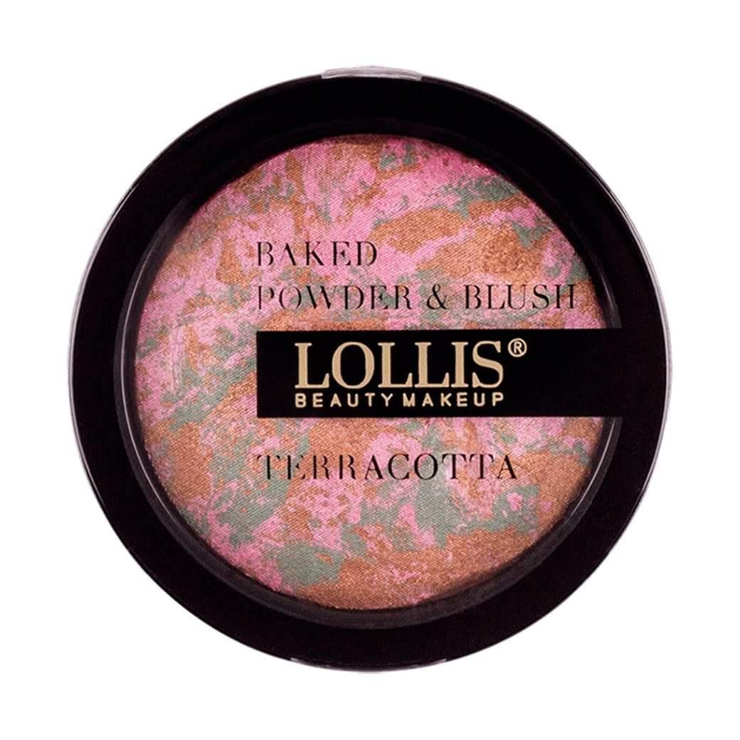 LOLLIS BEAUTY MAKEUP TERRACOTTA BAKED POWDER & BLUSH 02