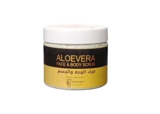 FEATURES OF BEAUTY FACE & BODY SCRUB ALOEVERA 400GM