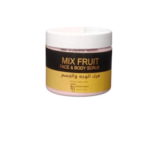 FEATURES OF BEAUTY FACE & BODY SCRUB MIX FRUIT  400GM