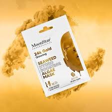 MOONSTAR 24K GOLD GLOWING SEAWEED HYDROBOOSTING ALGAE MASK