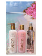 NATURAL LOOKS ILLUSION Vip Kit HAND & BODY LOTION + CREAM FOAM BATH +BODY SPRAY