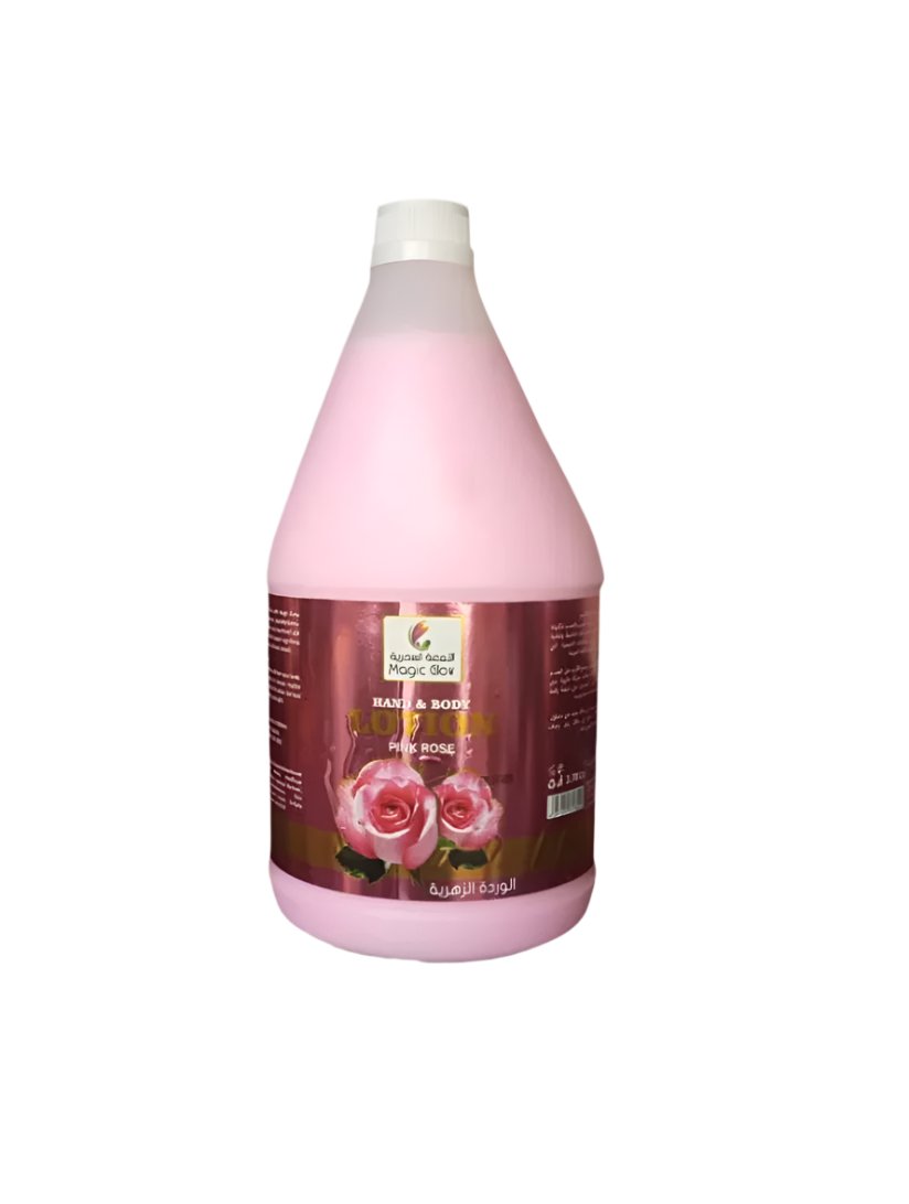 MAGIC GLOW BODY LOTION PINK ROSE  3.78 LTR